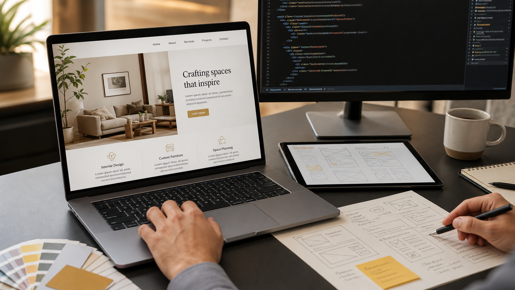 Website design and development build process | CoreTechSoft