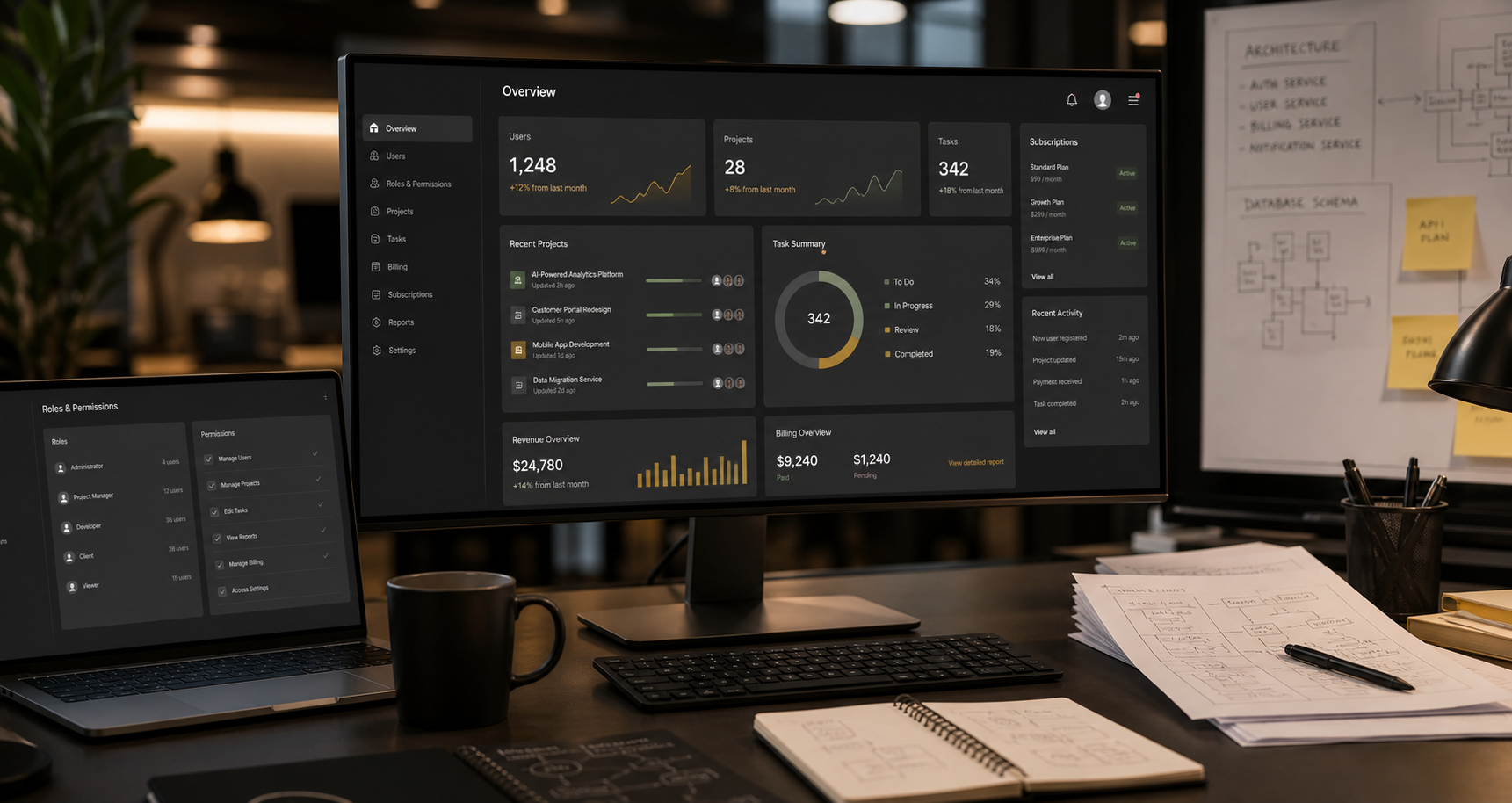 Custom SaaS platform development service preview | CoreTechSoft